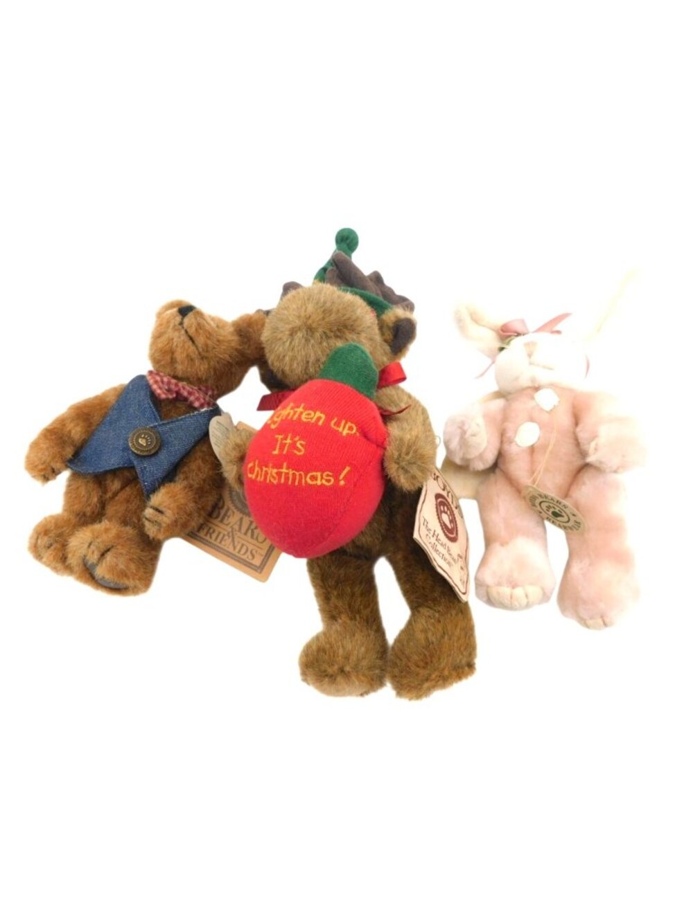 Boyds Bears & Friends Plush Bearwear Raeburn Bear Christmas Moose Bunny Angel